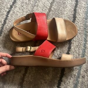 Born Oconee leather sandals, size 10M